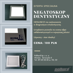 Negatoskop dentystyczny CEFALOM 01 w SUPER CENIE!